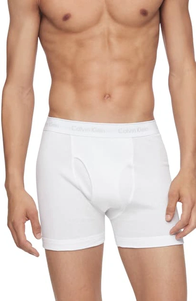 Calvin Klein 3-pack Boxer Briefs In White