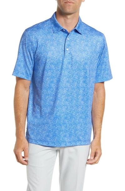 Cutter & Buck Pike Constellation Print Performance Polo In Chelan