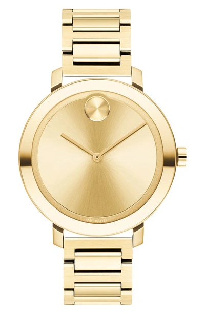 Movado Women's Bold Evolution 2.0 Yellow Goldtone Stainless Steel Bracelet Watch/34mm