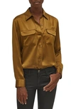 Equipment Women's Signature Button-up Silk Blouse In Breen