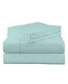 Pointehaven Luxury Weight Flannel Sheet Set Bedding In Lagoon
