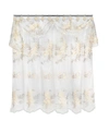 POPULAR BATH BLOOMFIELD SHEER SHOWER CURTAIN WITH VALANCE