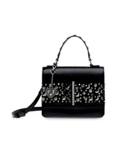 Betsey Johnson Stud Up About It Bow Bag In Black