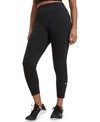 Nike One Dri-fit Full Length Leggings In Black/white
