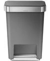 Simplehuman 45l Step Trash Can In Gray