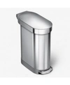 SIMPLEHUMAN 45L SLIM STEP CAN