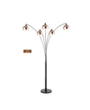 ARTIVA USA AMORE 86" TWO-TONE LED FLOOR LAMP WITH DIMMER