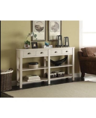 Acme Furniture Galileo Console Table In Cream