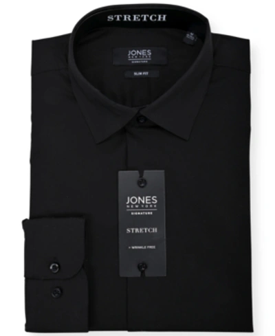 Jones New York Men's Solid Dress Shirt In Black
