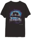 HYBRID DELOREAN BACK TO THE FUTURE MEN'S GRAPHIC SHORT SLEEVE TEE