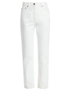 The Row Women's Charlee Straight-leg Jeans In White