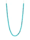 GINETTE NY MARIA18K ROSE GOLD & MINI TURQUOISE BEADED COLLAR NECKLACE,400013178918