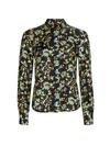 VICTORIA BECKHAM FLORAL SILK SHIRT,400013518830