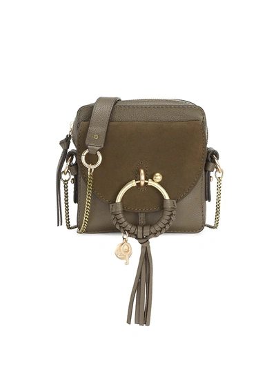 See By Chloé Women's Mini Joan Suede & Leather Crossbody Bag In Moss