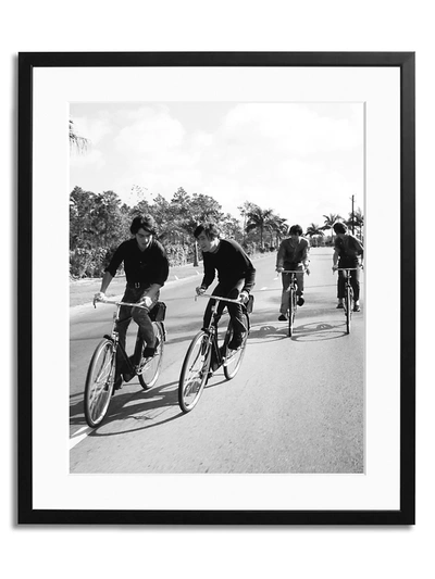 Sonic Editions Beatles On Bikes Framed Photo