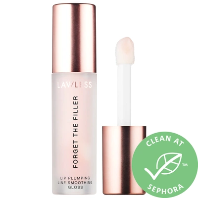 Lawless Forget The Filler Lip Plumper Line Smoothing Gloss Rosy 0.11 oz/ 3.3 ml