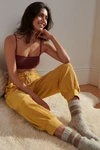 Anthropologie Beverly Pajama Pants In Gold