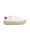 Jw Anderson Leather-trimmed Canvas Espadrille Sneakers In Elah