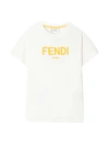 FENDI WHITE T-SHIRT,11692769