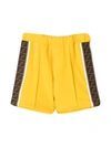 FENDI YELLOW SHORTS,11692736