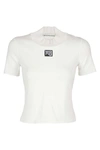 ALEXANDER WANG T T-SHIRT,4KC2191008 104 BIANCO