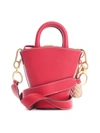 SEE BY CHLOÉ SMALL SATCHEL TOTE BAG CROSSBODY,CHS21SSB04924 636 RED FLAME