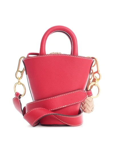 See By Chloé Small Satchel Tote Bag Crossbody In Red Flame