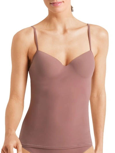 Hanro Allure Bra Camisole In Dusk