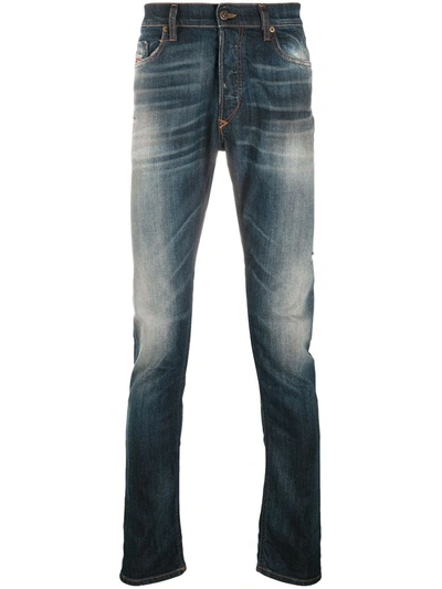 Diesel Tepphar Slim-fit Jeans In Blue