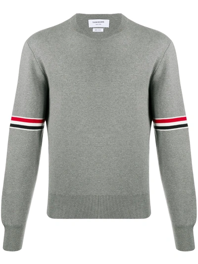 THOM BROWNE MILANO STITCH CREW NECK JUMPER