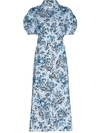 ERDEM FREDERICK FLORAL-PRINT COTTON MIDI DRESS