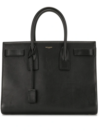 Pre-owned Saint Laurent Sac De Jour Tote Bag In Black