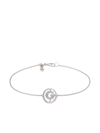 ANNOUSHKA 18KT WHITE GOLD DIAMOND INITIAL G BRACELET