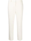 THEORY CROPPED TAILORED TROUSERS
