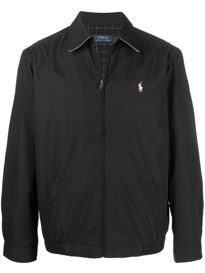 Polo Ralph Lauren Bi-swing Lightweight Zipped Jacket Clothing In Black