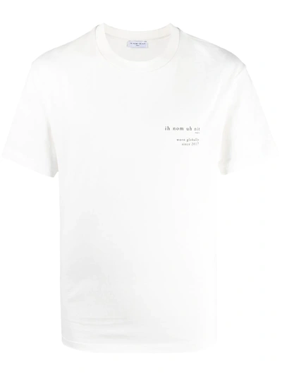 Ih Nom Uh Nit Logo-print Cotton T-shirt In White