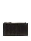 BOTTEGA VENETA INTRECCIATO ZIPPED CARDHOLDER