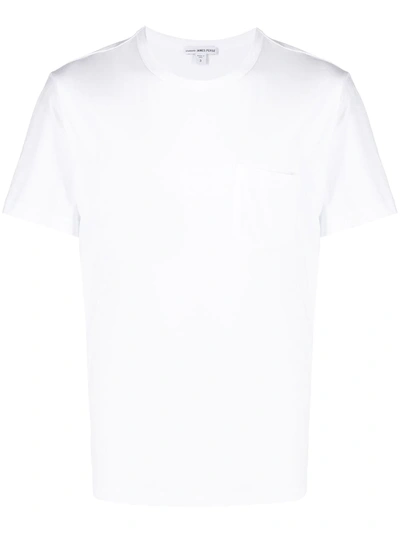 James Perse Chest Pocket T-shirt In White