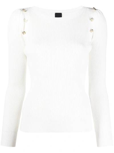Pinko Decorative Buttons Jumper In White