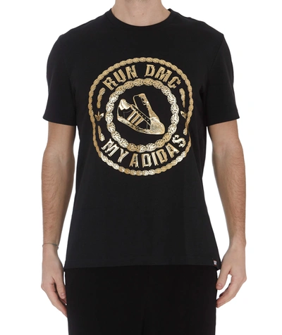Adidas Originals Adidas Men's Originals X Run-dmc Metallic T-shirt In Black