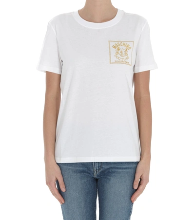 Moschino T-shirt In Bianco
