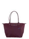 Longchamp Ladies Le Pliage Top Handle Bag S-plum In Purple