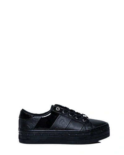 Guess Women's Black Leather Trainers
