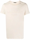 BALMAIN BALMAIN MEN'S BEIGE COTTON T-SHIRT,VH1EF000B0380KF M