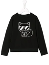 KARL LAGERFELD CHOUPETTE OUTLINE套头衫