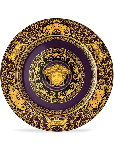 Rosenthal X Versace Medusa Service Plate (30cm) In Purple