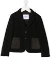 Dondup Long-sleeve Blazer In Black