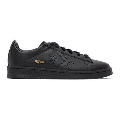 Converse Black Leather Pro Ox Sneakers