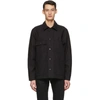 NAKED AND FAMOUS BLACK CANVAS CHORE COAT