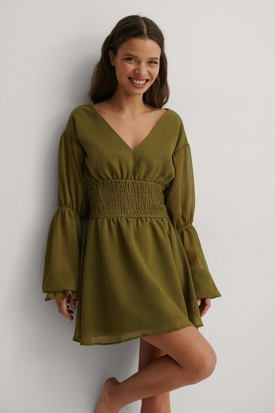 chic green dress Umgee Women's Full Size Dark Green Smocked Detail Floral Metallic Ruff –  Unleashed Pearl (Modish X Co.) main image 0